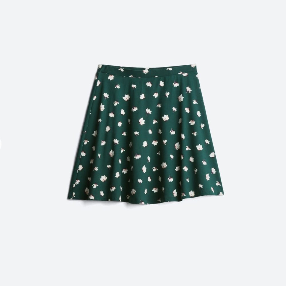 French Grey Bibiana Knit Skirt